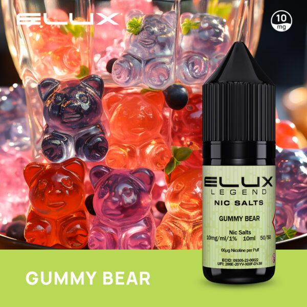 ELUX Legends Nic Salt Gummy Bear 10mg