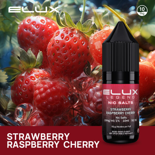 ELUX Nic Salts Strawberry Rasberry Cherry 10mg