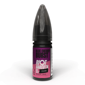 RIOT BAR EDTN Blue Cherry Burst Nic Salt, SteelFogg Vape store Sheffield