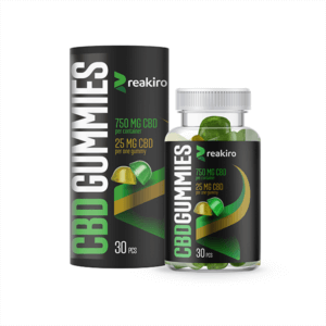 Reakiro 750mg Full Spectrum CBD Apple & Lemon Gummies